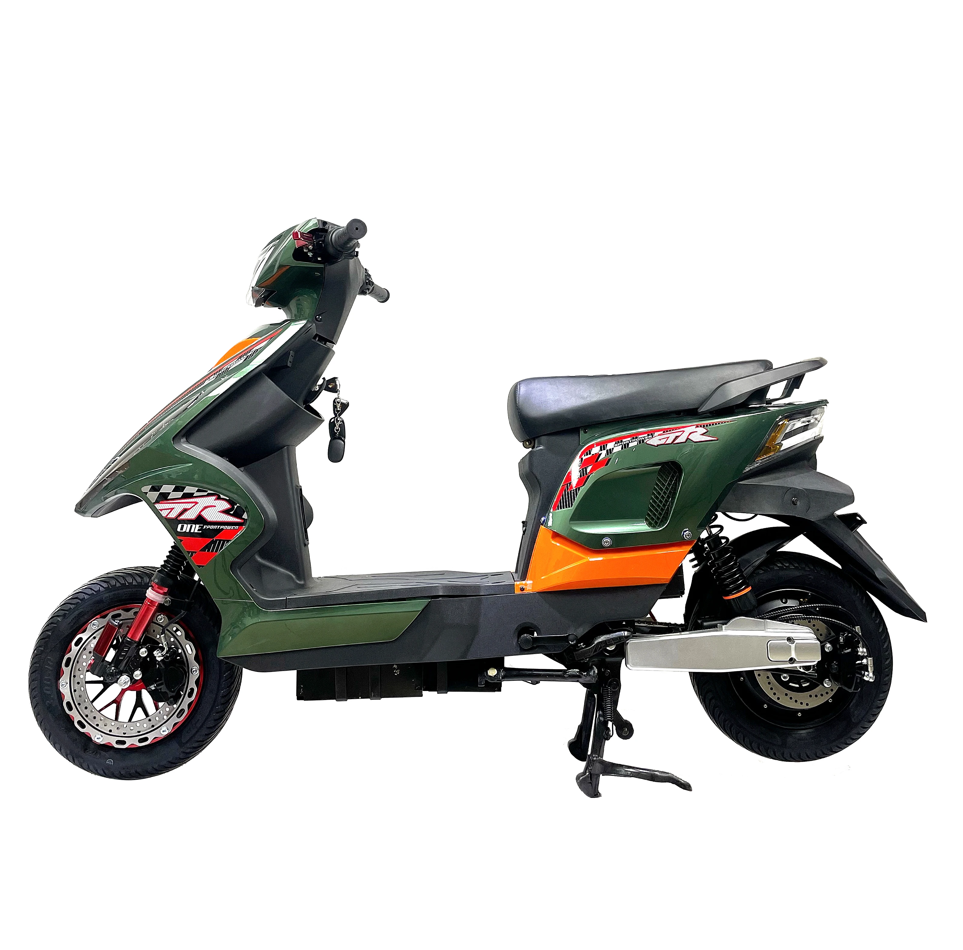 Factory Custom Wholesale Adults E Moped 1200w 60v/72v Lead Acid Battery Electric Moped Scooter