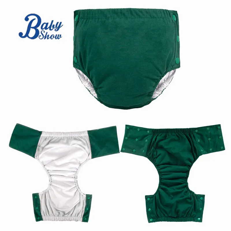 soft Reusable Baby Swimming Diapers Cotton Mesh Washable Nappies Pool Pants For Girls Boys Adjustable Toddler Swimming Trunks