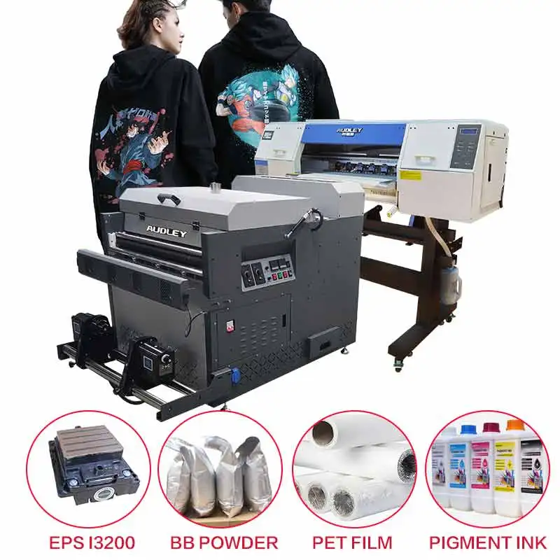 Hot Sale I3200 2-Head T-Shirt Printing Machine 60cm Best DTF Printer for 24inch with New 600mm Print Dimension