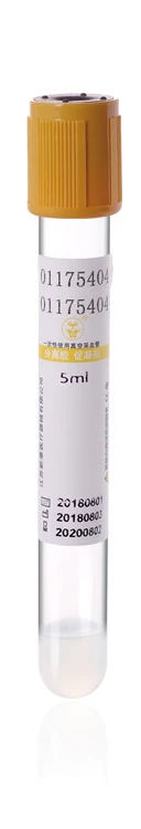 Medical Supplies 4ml disposable gel clot activator tube vacuum blood test tube