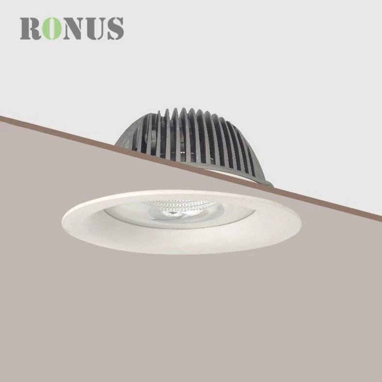 Hot Sale Architectural Project 40W Commercial Down Light 30W COB Recessed LED Downlight