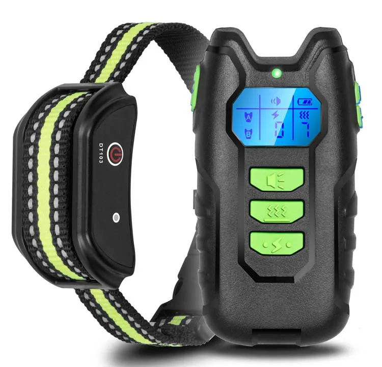 Wholesale Products Remote Pet Training Collar 300 Meters Rechargeable Anti Barking Electric Shock Training Collar