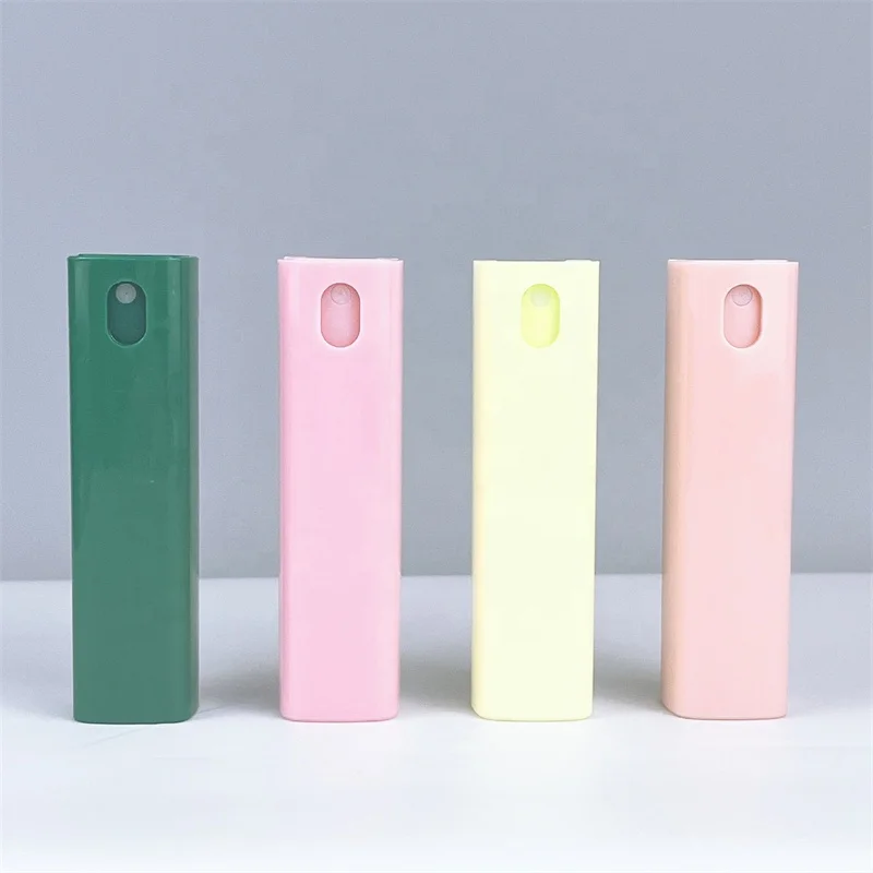 Beautiful 10ml Dental Oral Disinfection Spray Bottle Plastic Clothes Freshener Colorful square Pump