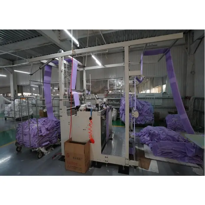 automatic low price China best  cotton bath towel cross hemming machine
