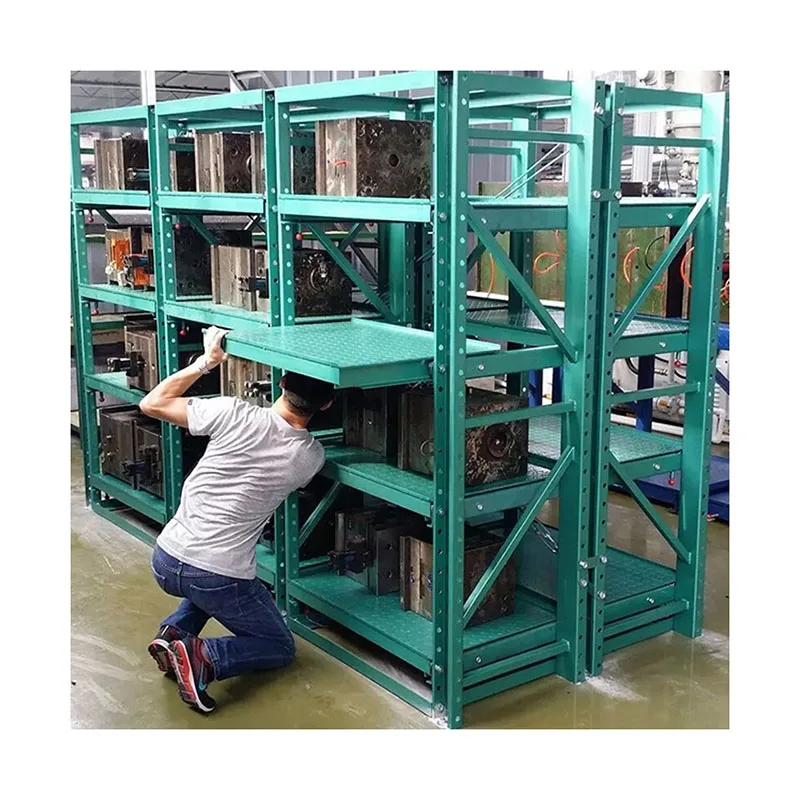 ISO9001 Certificate Hoist Crane Warehouse Storage Heavy Duty Mould Rack System