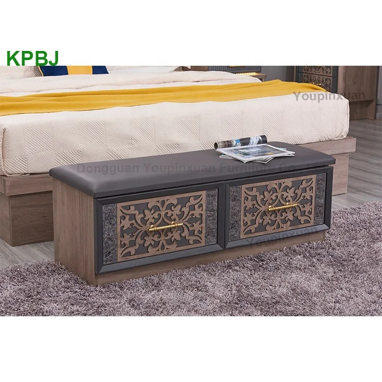 
Modern Classical King Size MDF Complete Bedroom Furniture Sets Luxury Wooden Bedroom Sets 