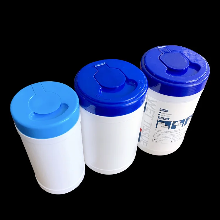 
Hot Sale Plastic Wet Tissue Wipes Canister Container Bottle 