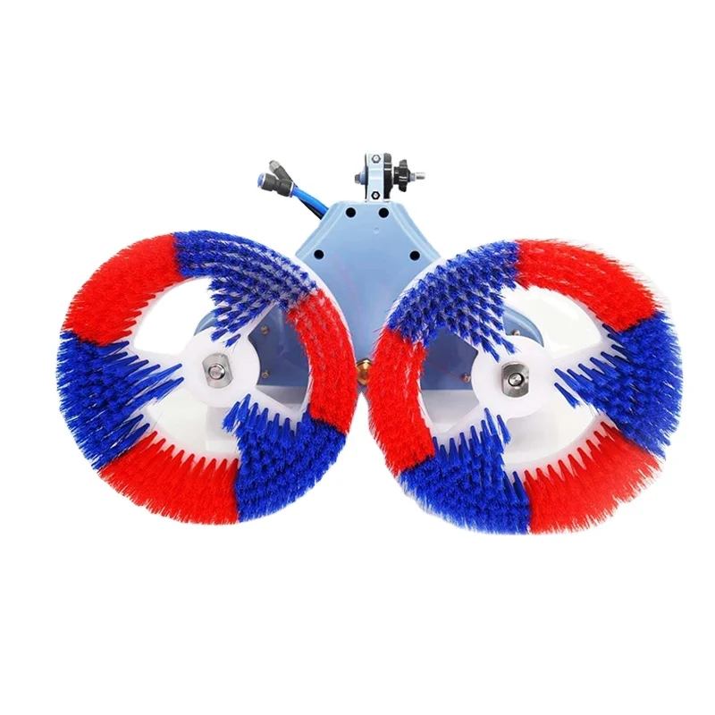 MULTIFIT MULR-C01 3.5m Telescopic Rod Glass Fiber and Durable Semi Automatic Round Solar Panel Cleaning Rotating Brush Machine