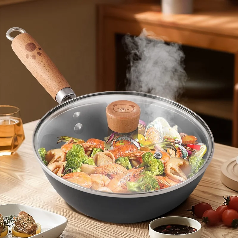 New Stock Arrival Non Stick Japanese Cast Iron No Coating Saucepan With Handle