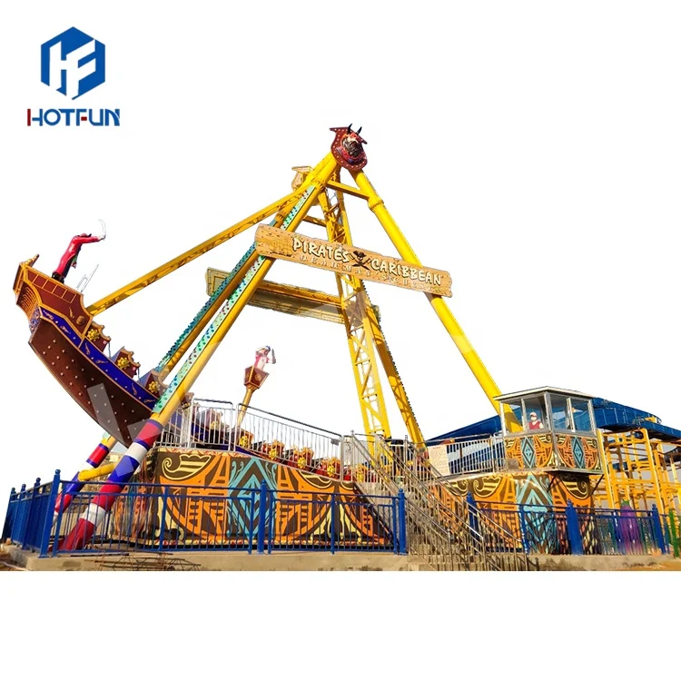 Популярный карнавал привлекательная лодка Викинг из стекловолокна 36 человек пиратский корабль аттракционы для продажи