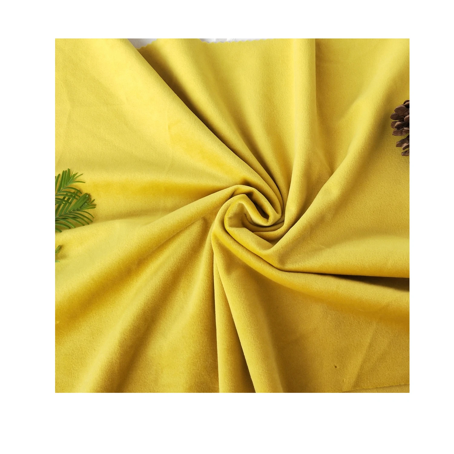 stock flame retardant dark red beige blue plush plain velvet cover holland velvet fabric sofa pillow upholstery fabric textile