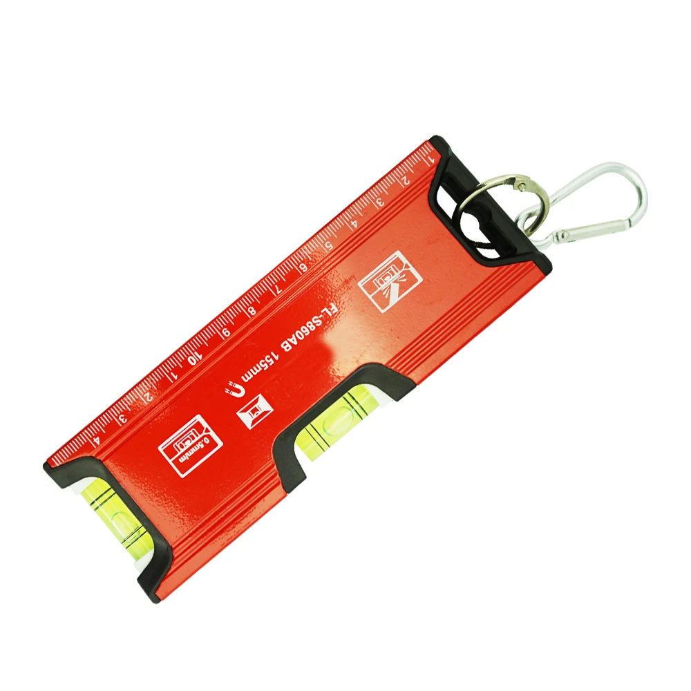 Профессиональный мини-алюминиевый Магнитный уровень с регулируемыми флаколами