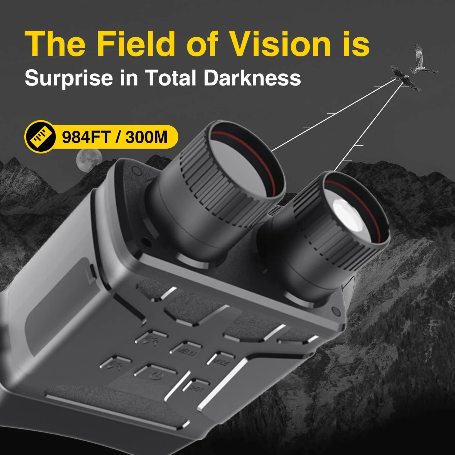 infrared Night Vision binoculars camera for Hunting Detecting Digital night vision monocular with 100% Clear Vision in the Dark