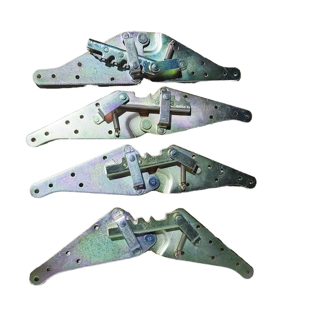 355MM 180-90 Degree 4 Position Angle Mechanism Joint Furniture Metal Chrome Hinge Sofa Backrest Hinge