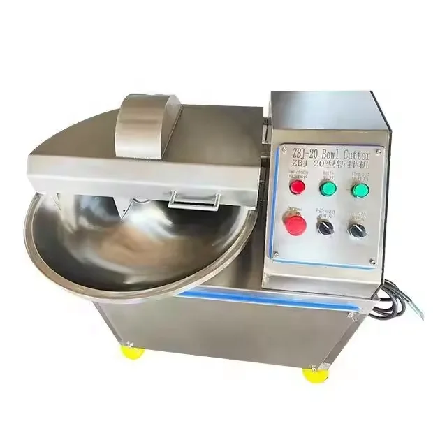 Commercial Electric Sausage Meat bowl cutter 20 liters chopper mixer vegetable cutter emulsify Meat chopping machine cutter