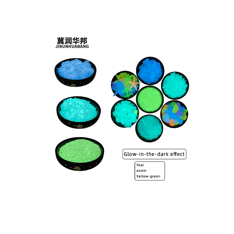 pebbles glow photoluminescent stone pool glow stones