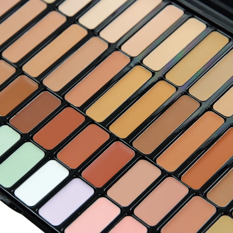 Free sample  Private Label Face Makeup Waterproof 50 Color Best Lace Concealer Palette