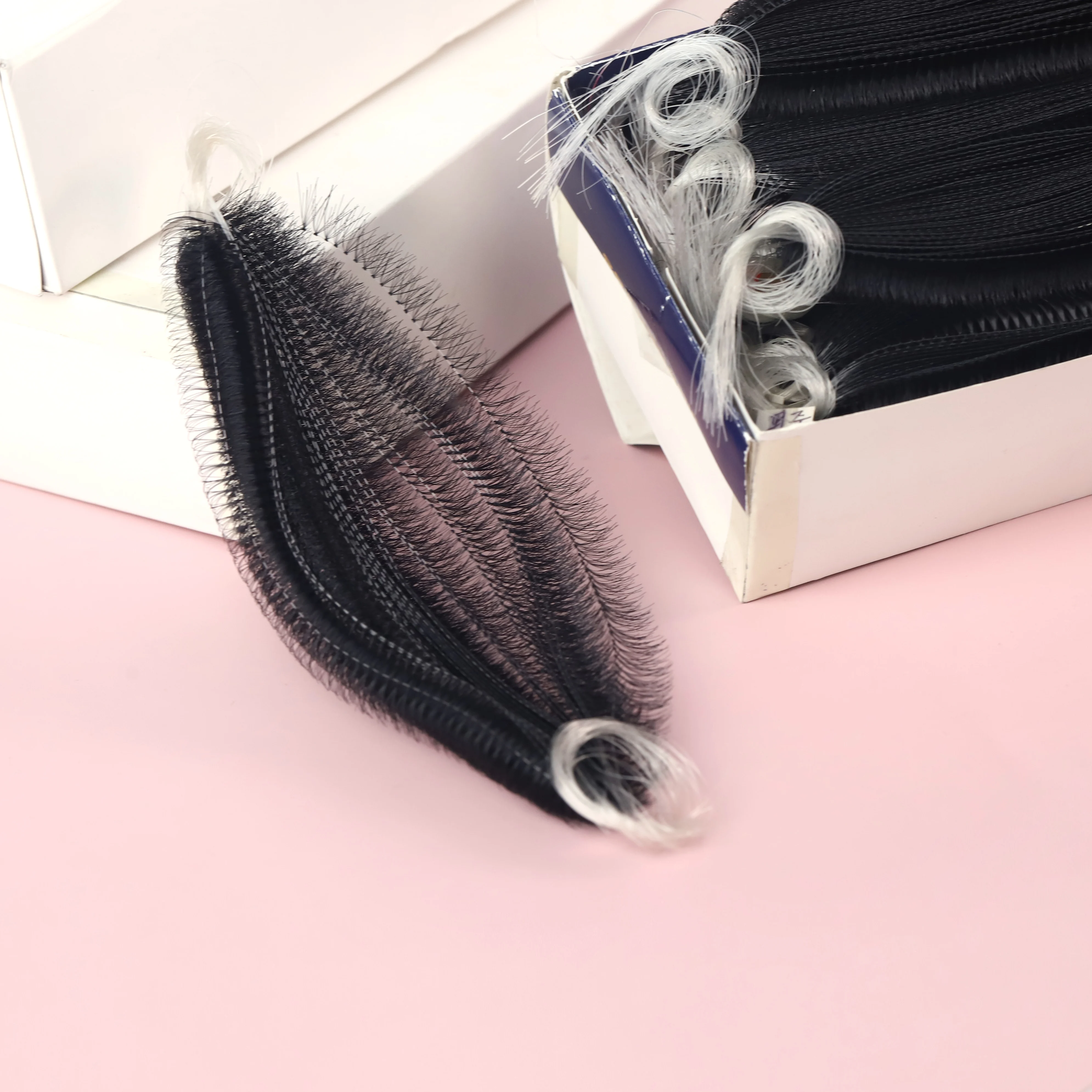 Hot Sale Pre Made Fan Lash Extensions Volume Flare Eyelash Knot Faux Mink Individual False Lashes Cluster Eyelash