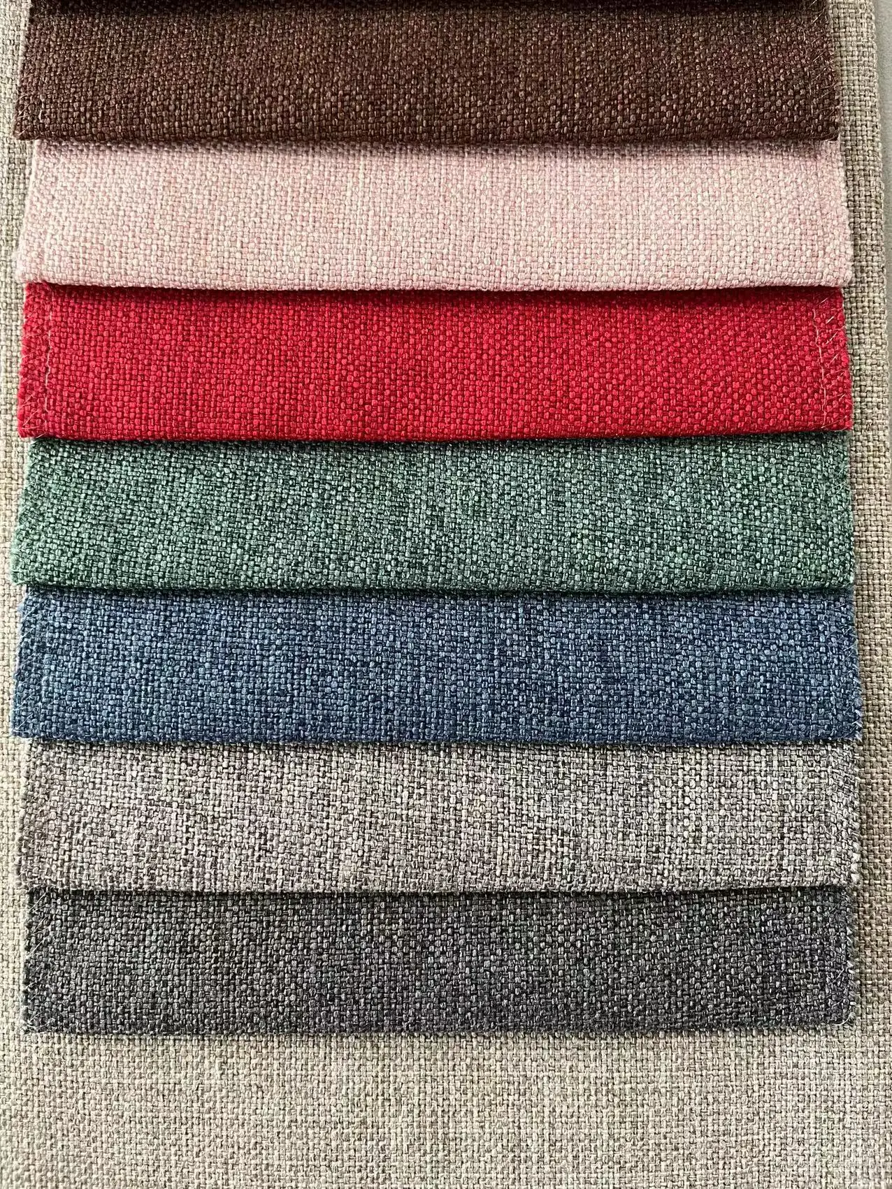 Langsum#VERA#Great quality of woven linen sofa fabric home textile fabric woven sofa fabric for cushion pillow mattress
