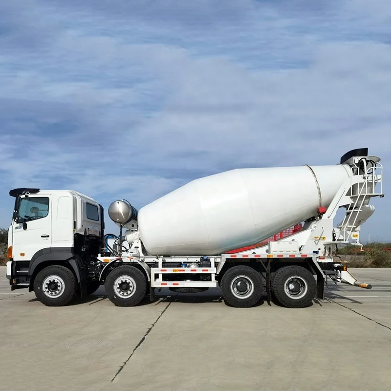 Factory Price New Condition Isuzu Chassis Singapore 12M3 Mobile Vehiculo De Mezcla De Hormigon Concrete Mixer Truck Hire