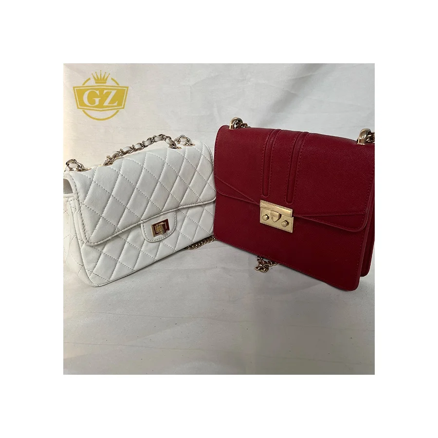 GZ 2023 Wholesale Refined Mixed Colors Used Bags, Factory Direct Ukay Ukay Bales Used Handbags Mixed Bales Branded Ladies