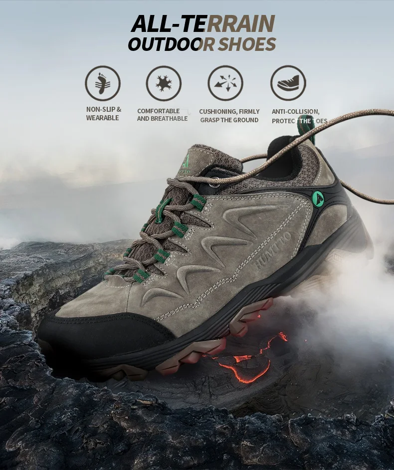 Hunting Boots Rubber Outsole Hiking Boots Outdoor Humtto1520 Women Korea Waterproof Men Hiking Shoes Trail Running Shoes For Men