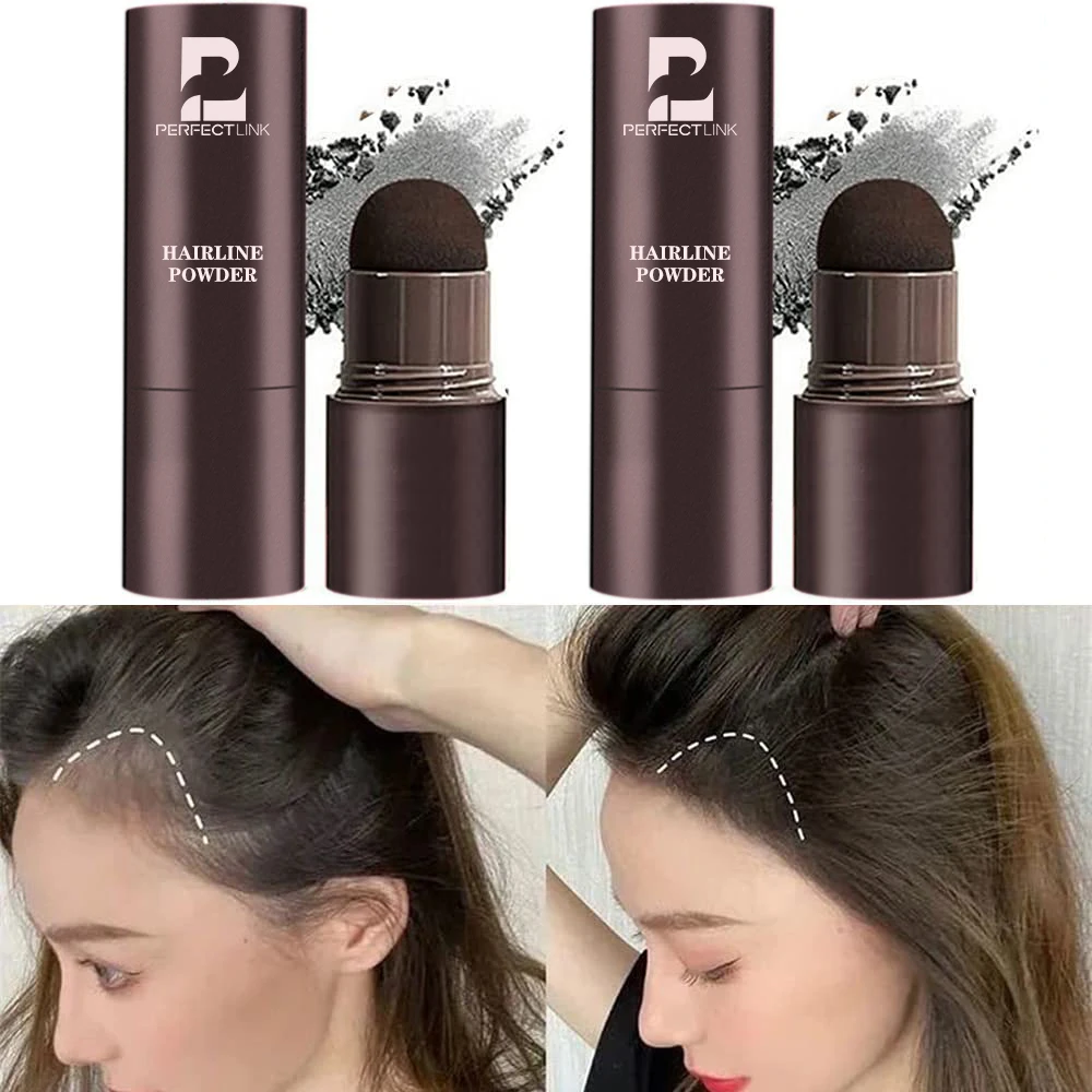 Private Label Wholesale Hairline Shadow Powder Instantly Color Shadow Cover Gray Hair Root Hair Touch-Up Hairline Powder