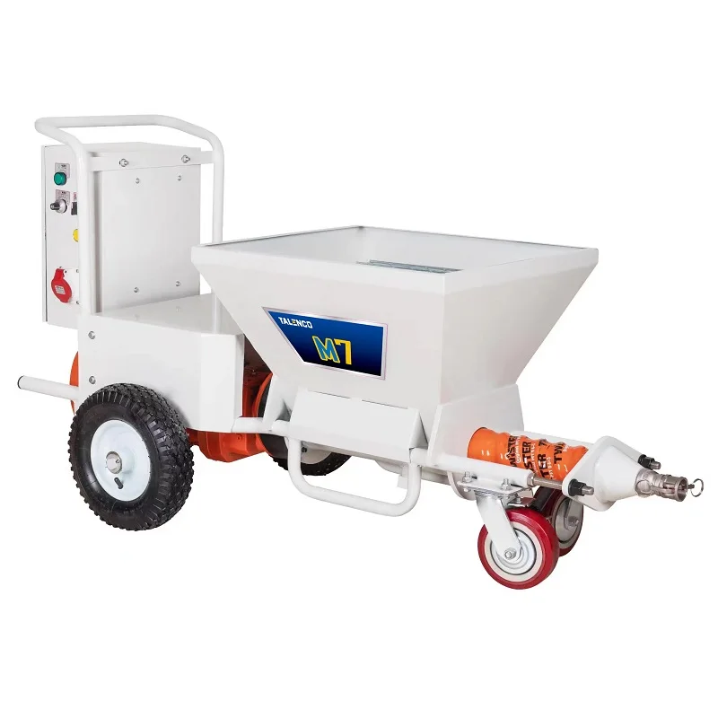 Plaster Mortar Spraying Machine M7 Exterior Wall Gypsum Putty Plaster Mortar Texture Sprayer Machine