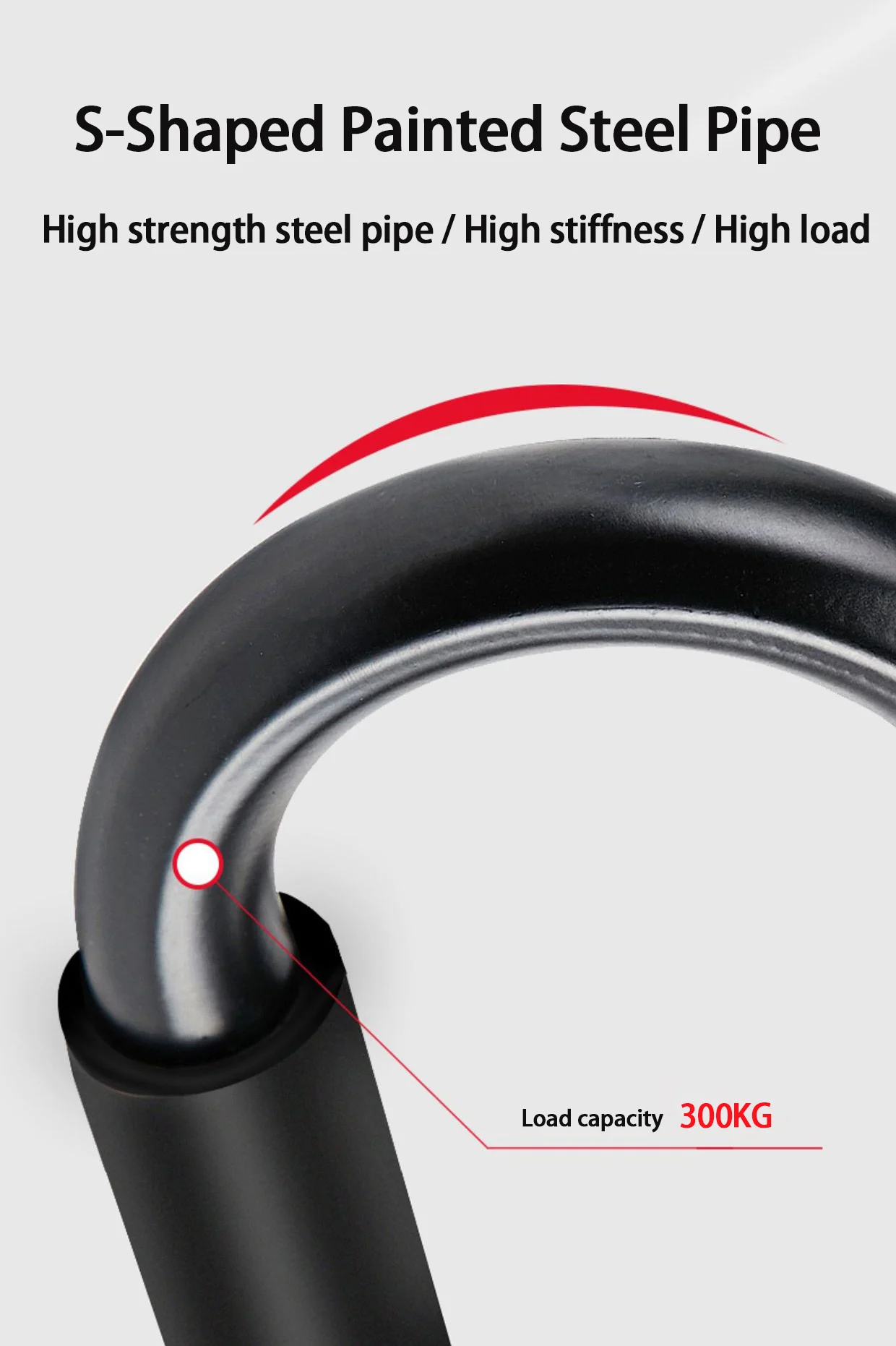 Portable exercise fitness body training S shape steel push up bars