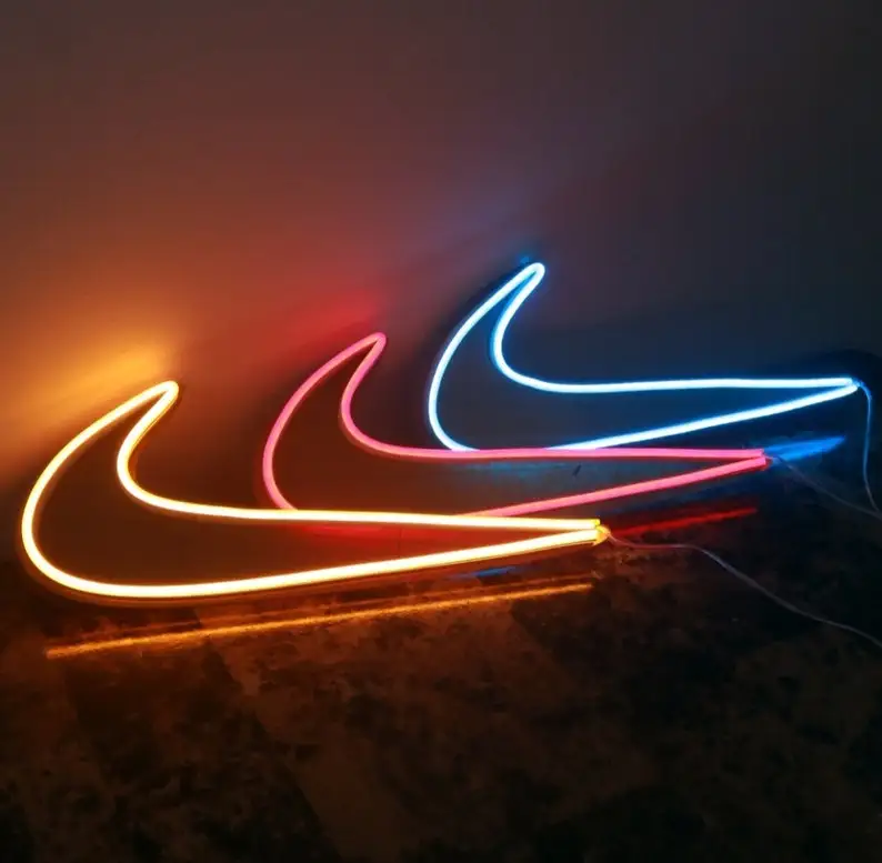 Wall Decor For Bedroom Led Signs Shoe Room Lights  Logo Pink Light Fashion Large Man Cave Decorcave Teen On Relax Neon Sign