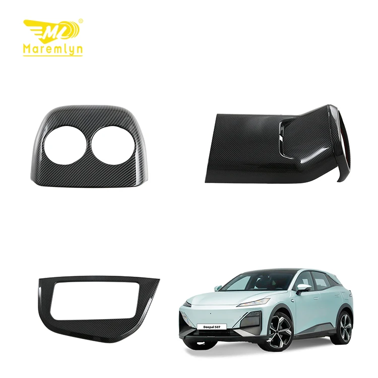 Maremlyn HUD Display Cover Rear Air Conditioning Vent Outlet Cover Cup Holder Trim For Changan Deepal S07 S7 Accessories