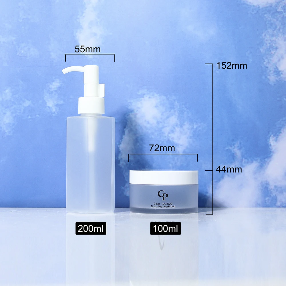 Manufacture Plastic Packaging High Quality Frosted Color Hexagon Shape Plastic PET Bottle With Pump For Make up Oil