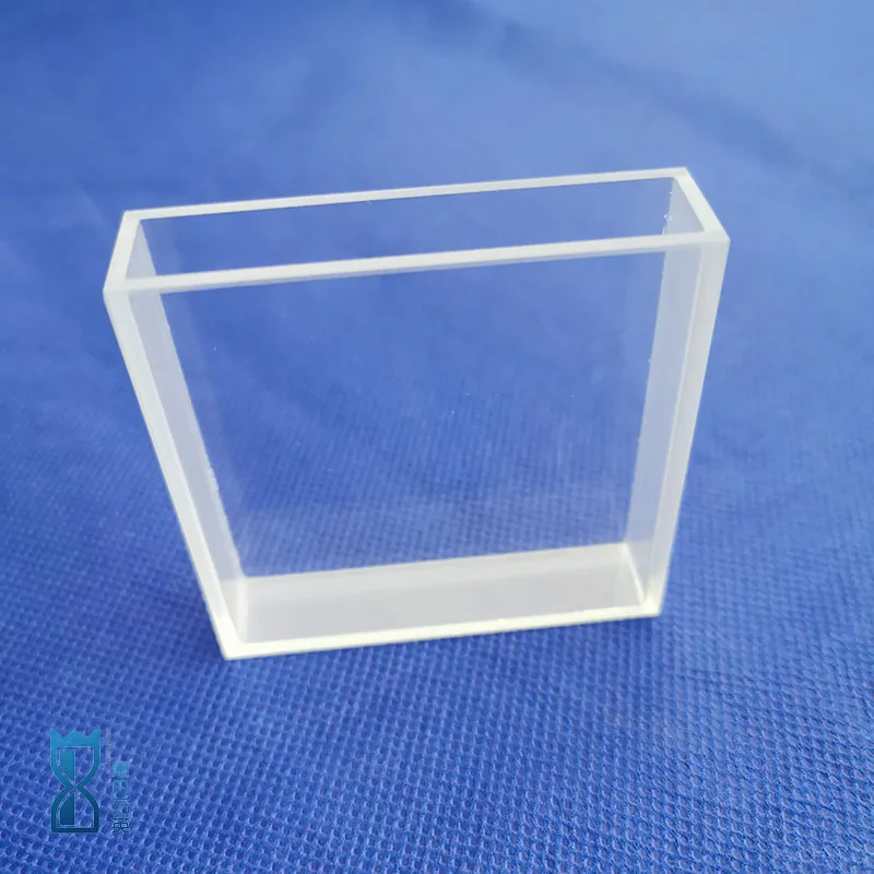 Manufacturer small  quartz glass 40x28x26mm cuvettes quartz flow cell