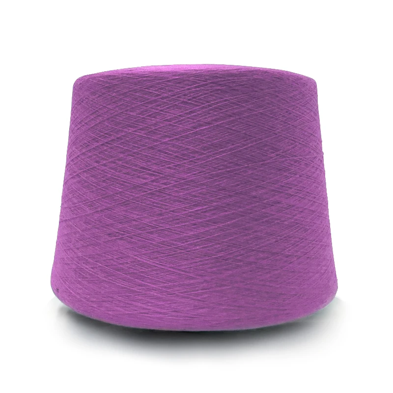 27% polyester 45% viscose 28% nylon blended yarn for knitting with soft feel