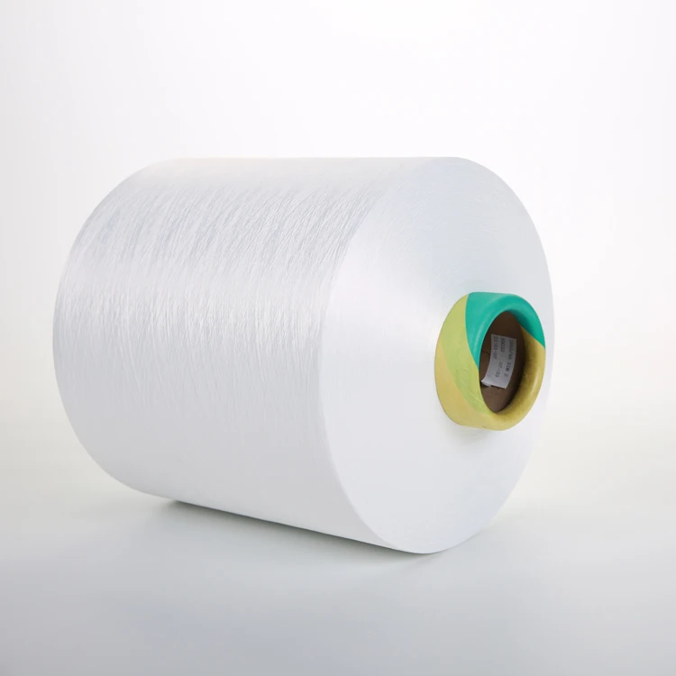 DTY 150D/48F SIM SD original white 100 polyester yarn for Making Satin Ribbons and Gross Grain Ribbons