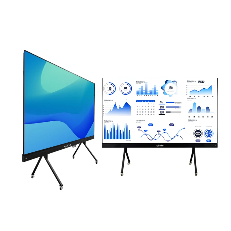 Custom High Quality 108 135 163 Inch 4K HD Ultra Thin Smart Display LED Large Screen All-In-One Machine Interactive Boards