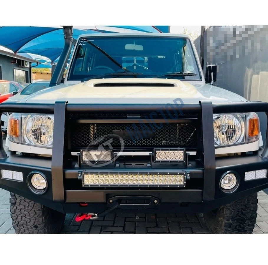 Maictop Auto Parts Full Chrome Front Grille for HZJ79 FJ79 FJ75 Land Cruiser Pick up Grills