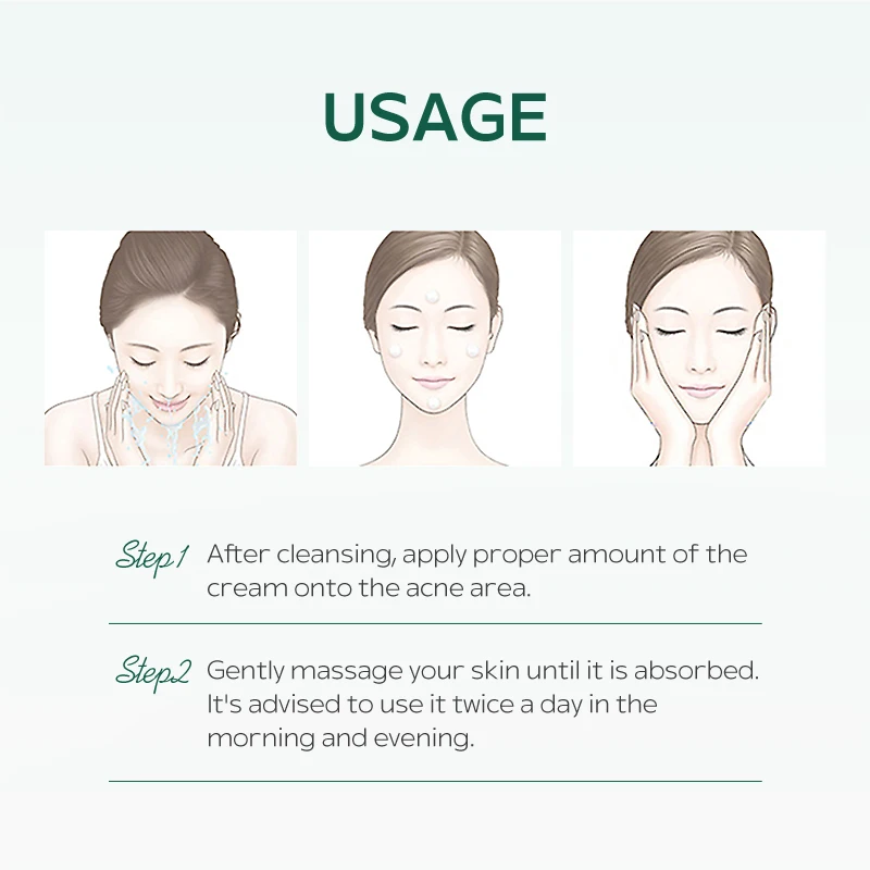 Wholesale Facial Moisturizing Skin Care Product Tea Tree Essence Anti Acne Removal And Skin Repair Face Cream