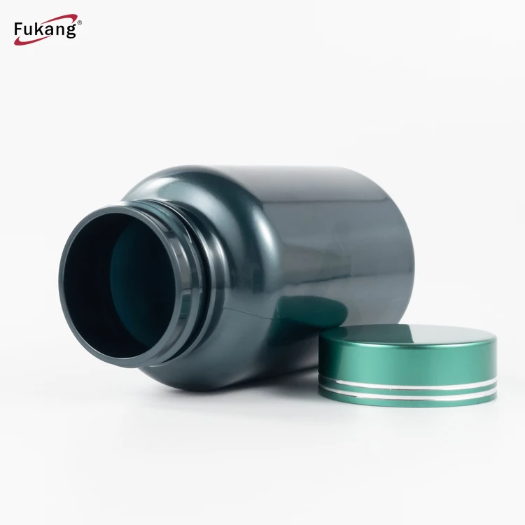 150cc amber supplement bottle container with flip top cap, plastic pet vitamin bottles factory