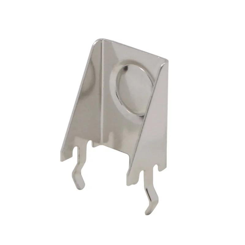 Nickel Plated Spring Steel THM Positive AA CR2 CR123A Battery Contact For Keystone 596 Replacement