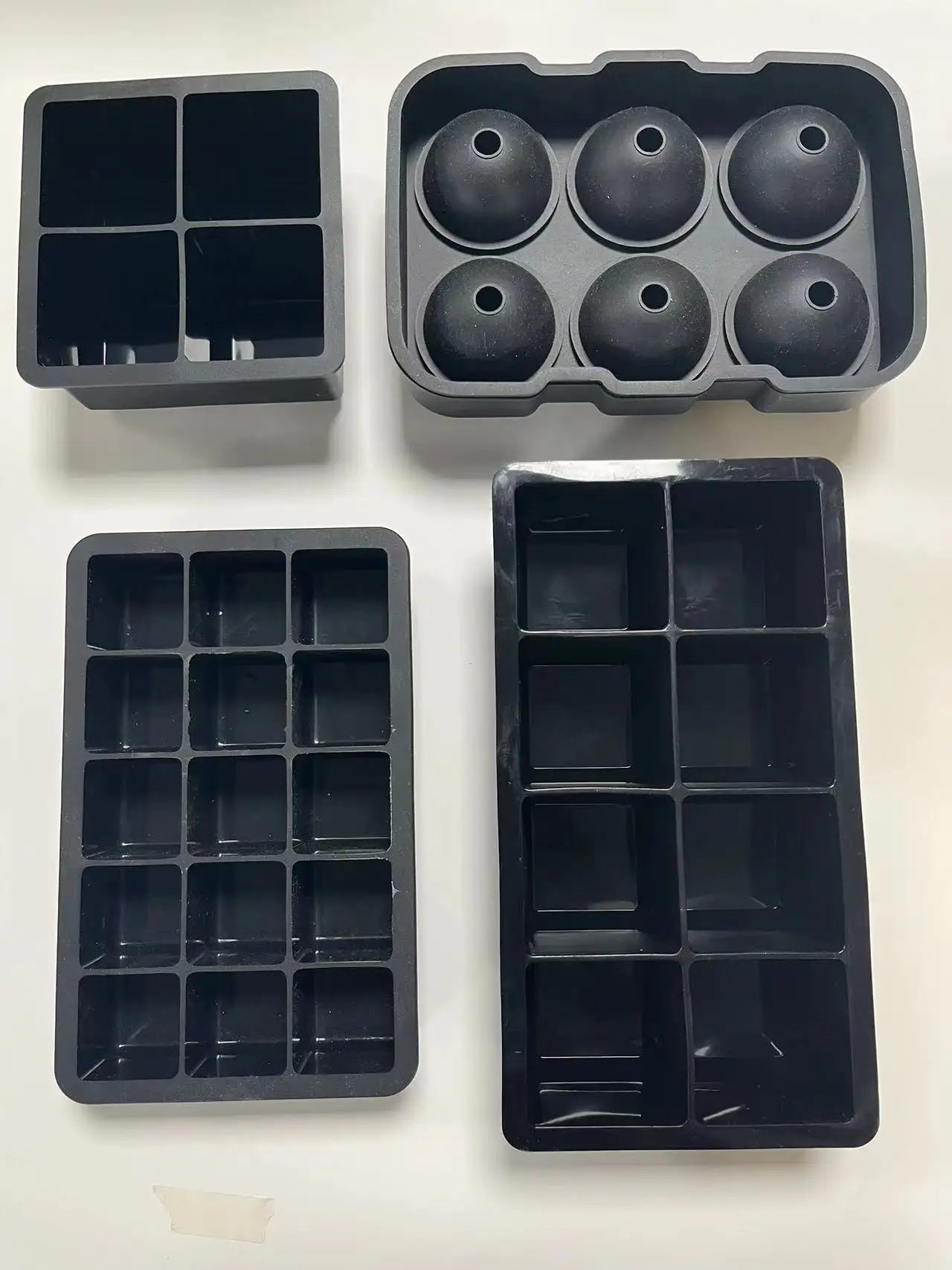 2024 Hot Selling Summer Safe Ice Cream Makers Silicone Ice Cube Tray