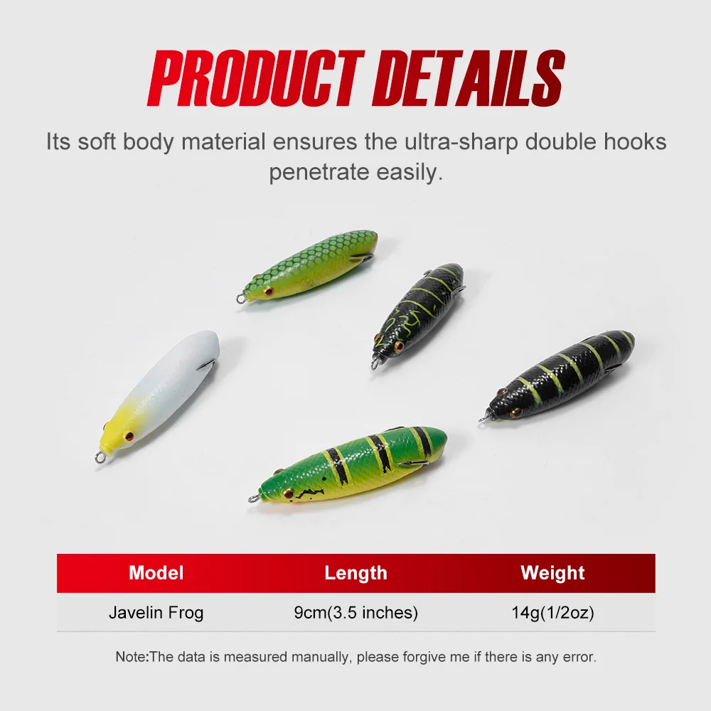 Wholesale Soft Artificial rubber Fishing Frog Lures Hollow Body OEM Bullfrog fishing Lure Factory