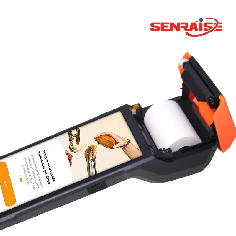 Сенсорный смарт-терминал POS портативная POS-система с Wi-Fi принтером GMS Android 13 POS-машина