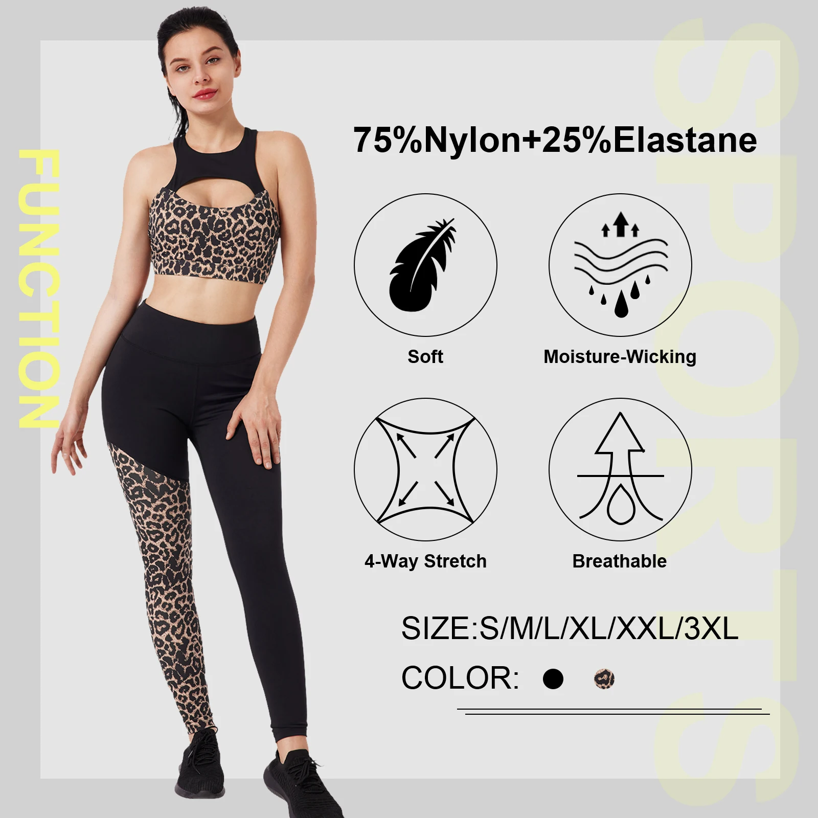 HEXIN new design custom logo women high waist sports fitness yoga wear gym fitness sets