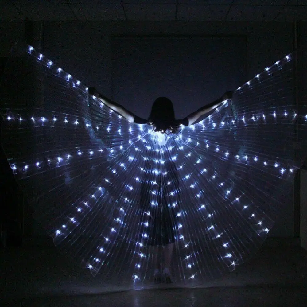 BestDance LED Isis Wings Belly Dance Costume Fairy wings Cosplay Angel Isis Wings