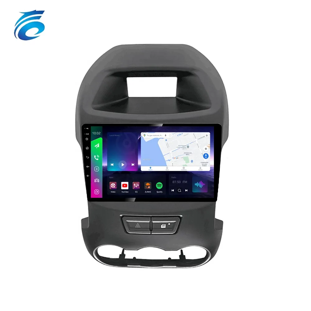 Автомобильный мультимедийный плеер DSP 9 дюймов 2 Din Android 10 видео GPS навигатор Carplay для Ford Ranger