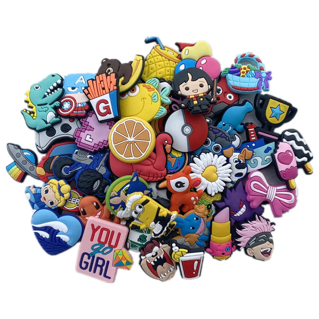 Оптовая продажа, Мультяшные подвески, садовая обувь, дизайнерские подвески, 50 комплектов, аксессуары, оптовая продажа, подвески