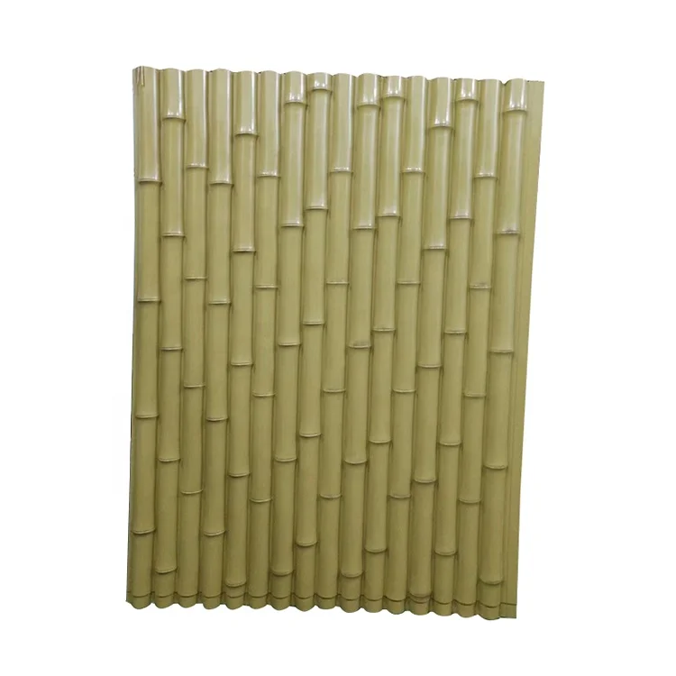Custom plastic wholesale synthetic bamboo fencing