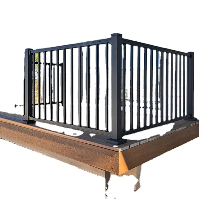  Chinese Factory Wholesale Price Black Aluminium Railing