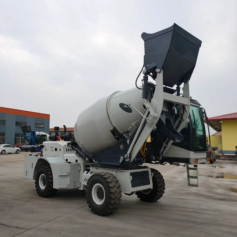 Hot Sale New Self-Loading Concrete Mixer  2cbm 3.5 cbm 4 cbm 6.5 cbm EPA/Euro5/CE  Pump Engine Motor Gearbox Gear